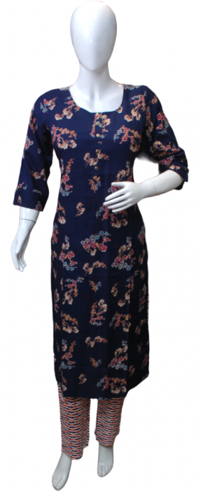 Kurta Pant blue color