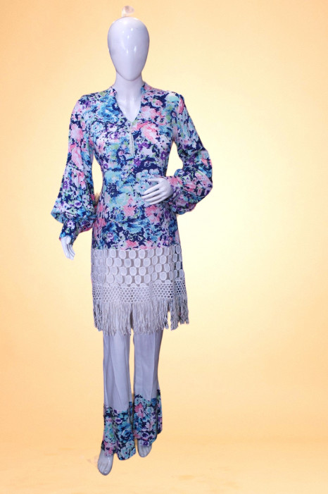 Crosia work Co-ord Set