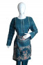 Pakistani Suit set Peacock green color.